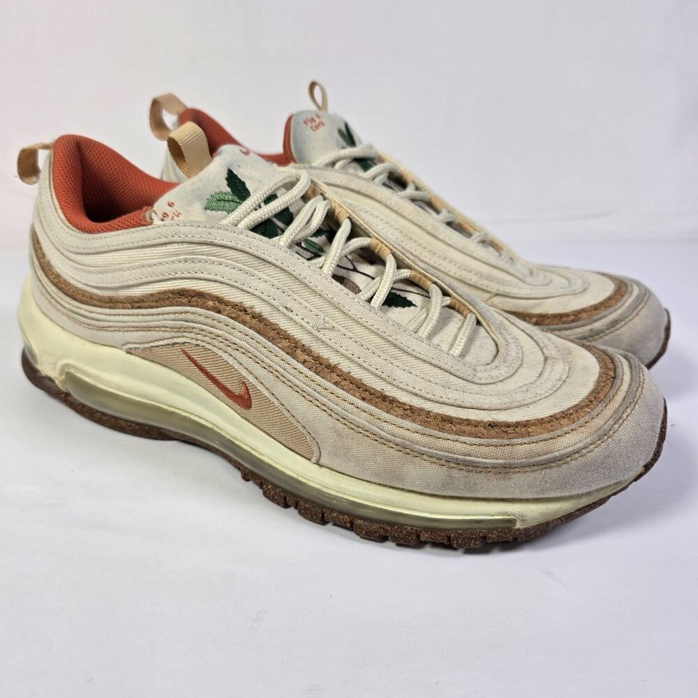 Nike Air Max 97 SE Cork Coconut Milk Mens 10.5 DC3986-100 Sneakers Shoes 2021